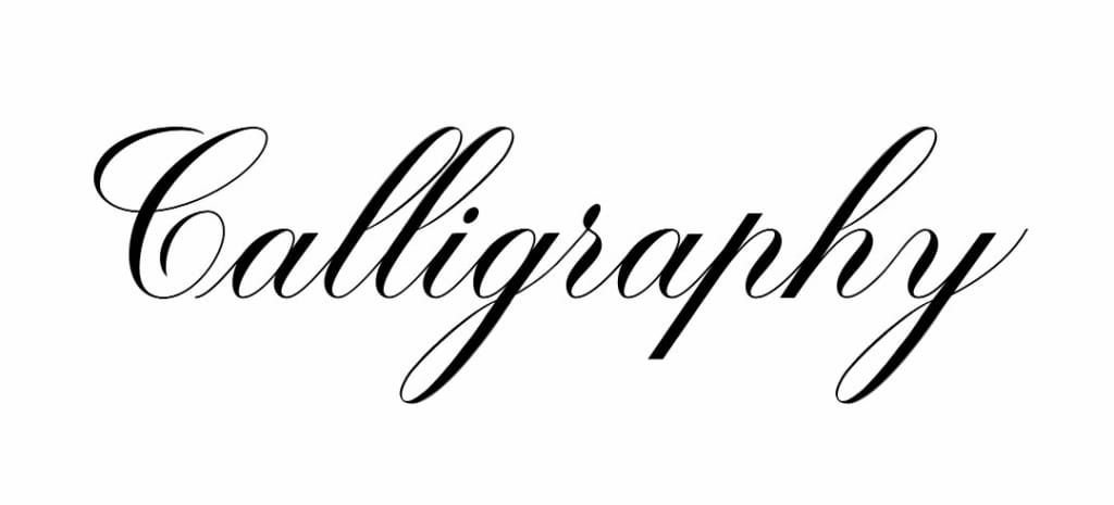 Calligraphy practice